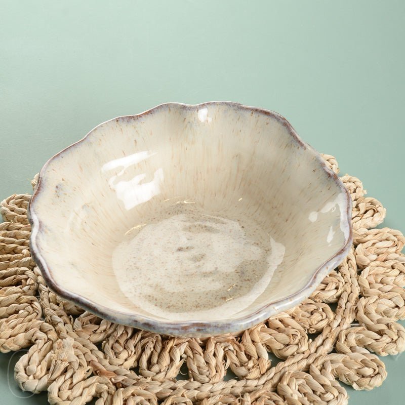 Etta B Pottery VEGETABLE BOWL Pearl