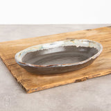 Etta B Pottery OVAL BAKING DISH Gray