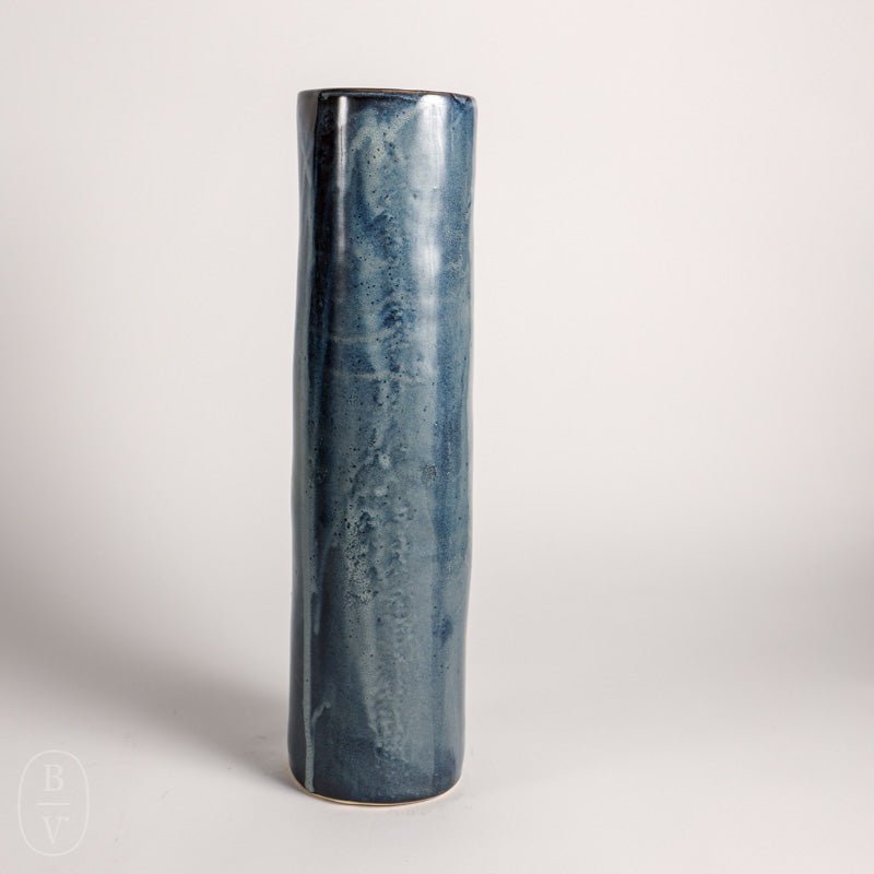 Alex Marshall Studios CYLINDER VASE Blue Gray Large