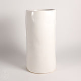 Alex Marshall Studios CYLINDER VASE Gloss White Wide