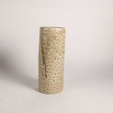 Alex Marshall Studios CYLINDER VASE Speckled Brown Small