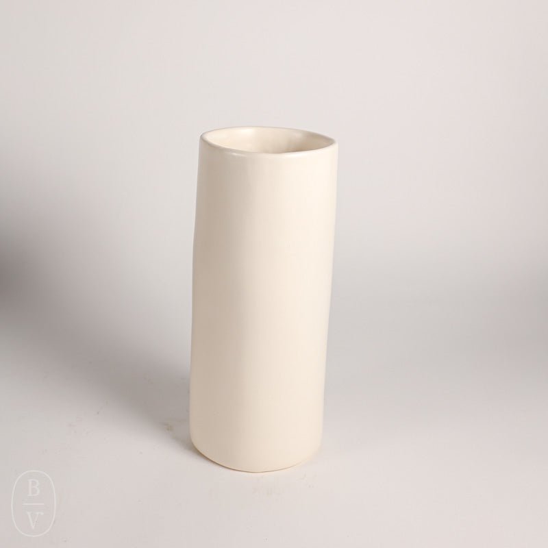 Alex Marshall Studios CYLINDER VASE Matte White Small