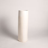 Alex Marshall Studios CYLINDER VASE Gloss White Stripe