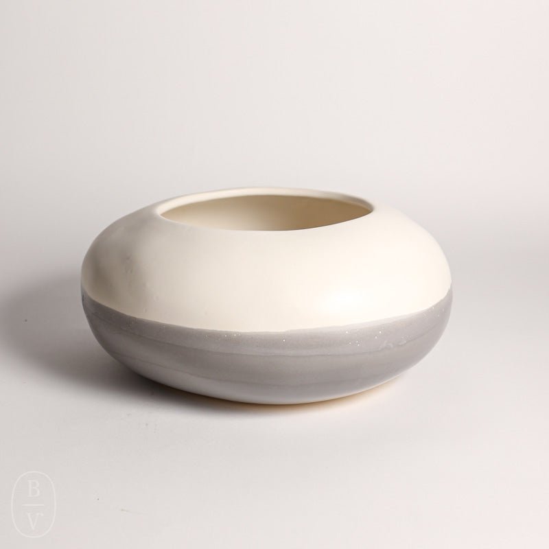Alex Marshall Studios PLANTER Grey Matte White Duo