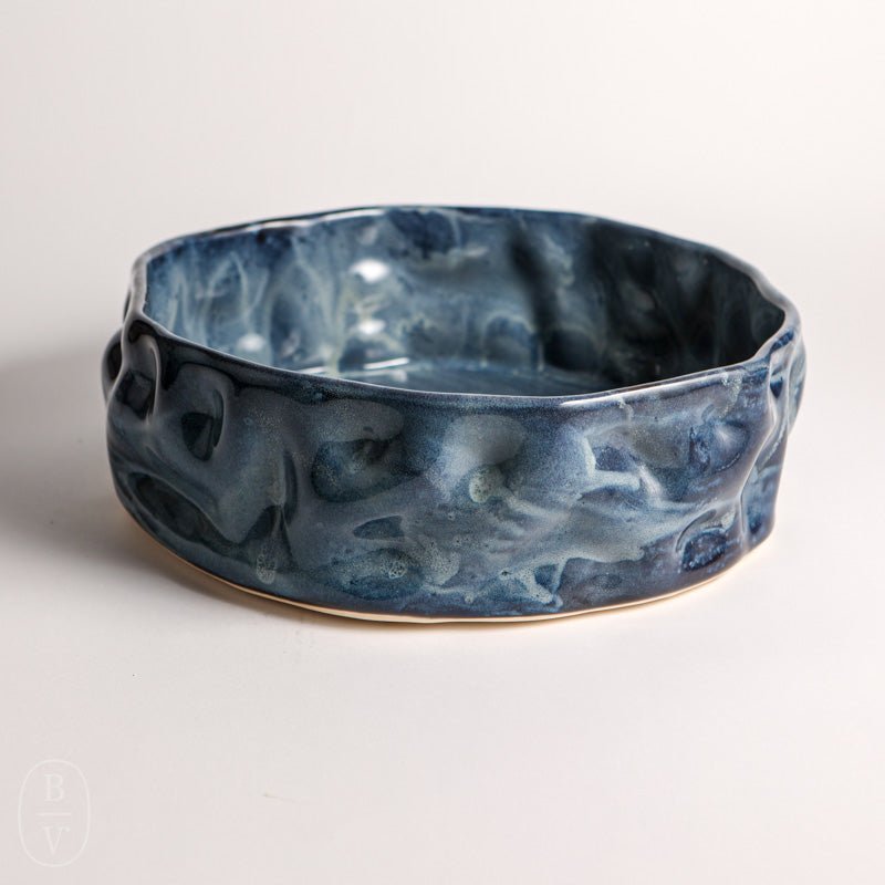 Alex Marshall Studios RIPPLE BOWL Blue Gray 14