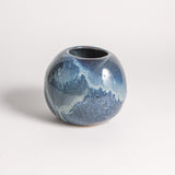 Alex Marshall Studios SPHERE VASE Blue Gray Small