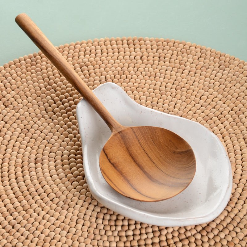 Etta B Pottery-oval Spoon Rest-best Place To Rest Your Spoon – Bella Vita  Gifts & Interiors