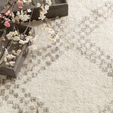 Dash and Albert ZILLAH HAND KNOTTED WOOL RUG Grey