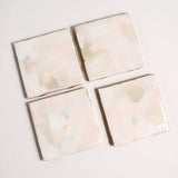 Haley Farris Fine Art ABSTRACT COASTER SET Blush