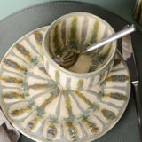 Good Earth Pottery RICE BOWL Grey Goose