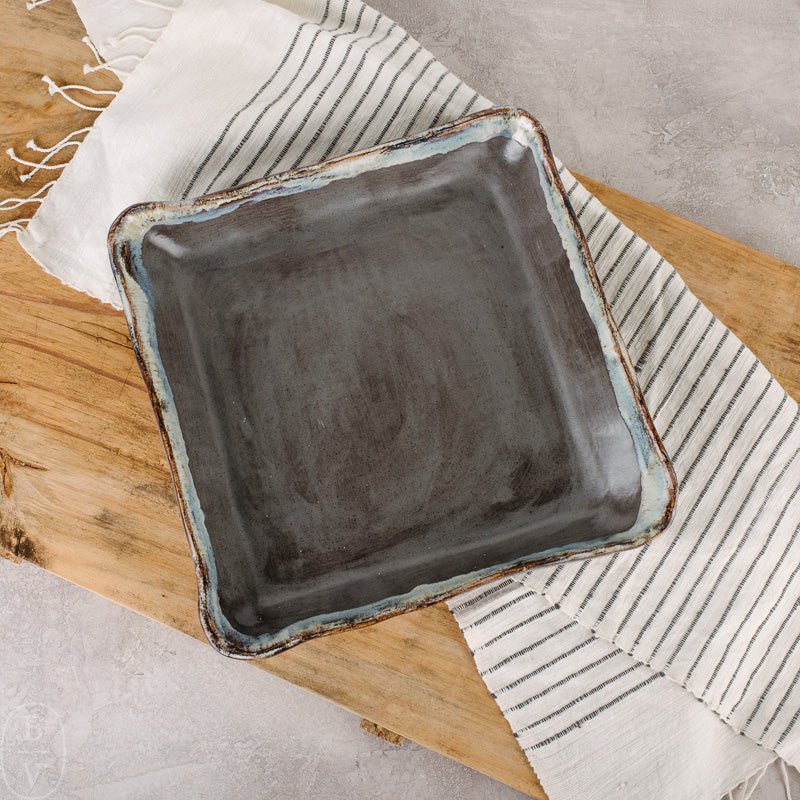 Etta B Pottery BRUNCH TRAY Gray