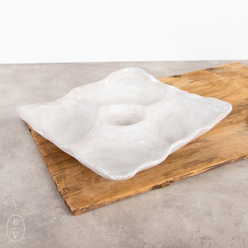 Etta B Pottery PARTY PLATTER Simply White