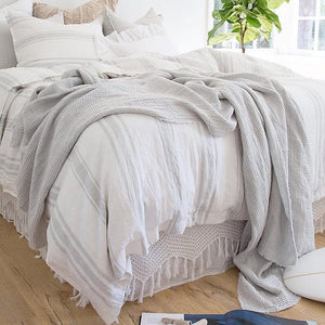 Pom Pom At Home VENICE OVERSIZED THROW BLANKET Ocean 60x90