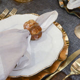 Casafina IMPRESSIONS DINNER PLATE White_Gold