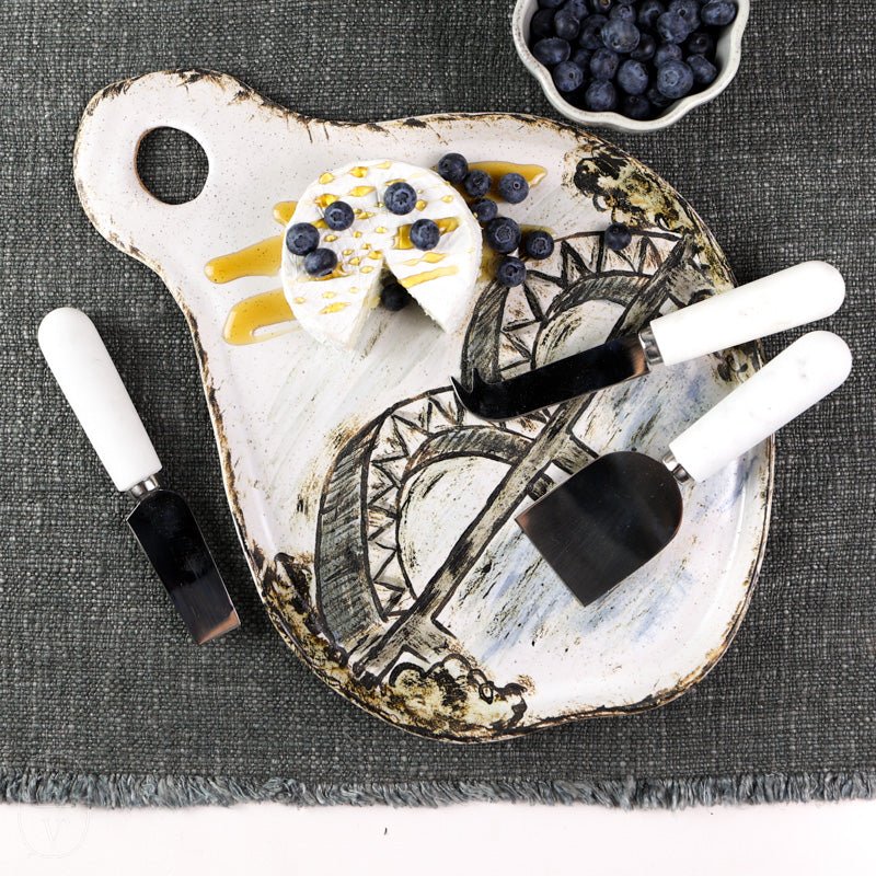 Zodax MARBLE CHEESE KNIVES SET OF 3