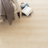 Dash and Albert WAVE WOVEN SISAL RUG Sand