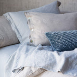 Bella Notte Linens SILK VELVET QUILTED THROW PILLOW