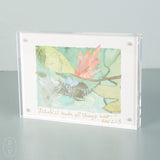 Meghean Warner ACRYLIC FRAMED SPARROW PRINT