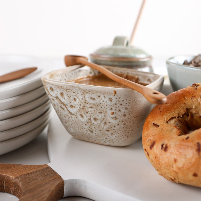 Alex Marshall Studios SQUARE BOWL Speckled Brown 4
