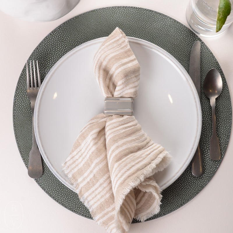 Casafina by Costa Nova FRISO DINNER PLATE White