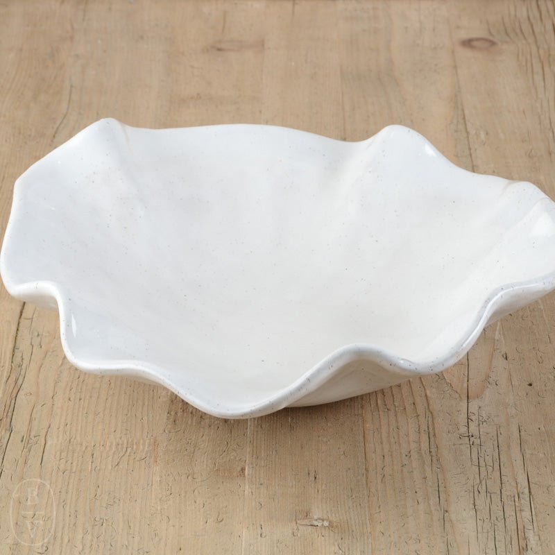 Etta B Pottery FREEFORM BOWL Simply White