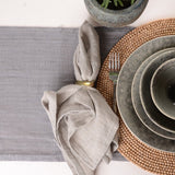 Bloomingville SQUARE METAL NAPKIN RINGS SET OF 4