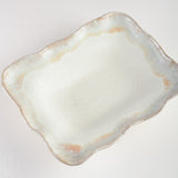 Etta B Pottery DEEP RECTANGLE SERVER DISH Dogwood