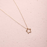 eNewton Design CHARM NECKLACE Gold 16 Star