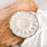 Etta B Pottery HANDCRAFTED EGG PLATTER Lapis