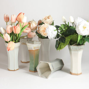 Etta B Pottery OCTAGONAL VASE