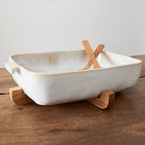 Casafina by Costa Nova EIVISSA RECTANGULAR BAKER Sand Beige