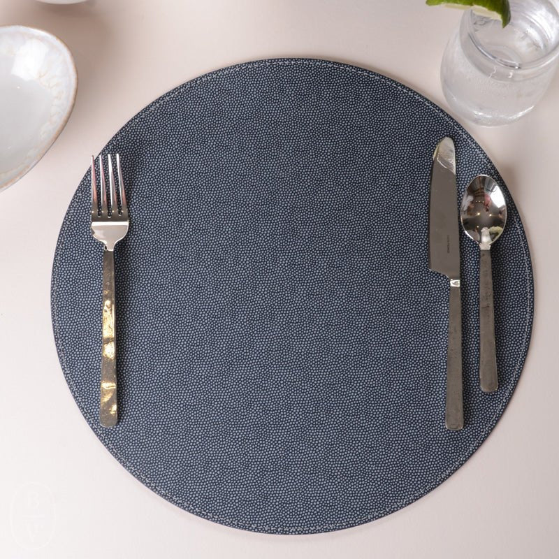 Kim Seybert SHAGREEN PLACEMAT Indigo