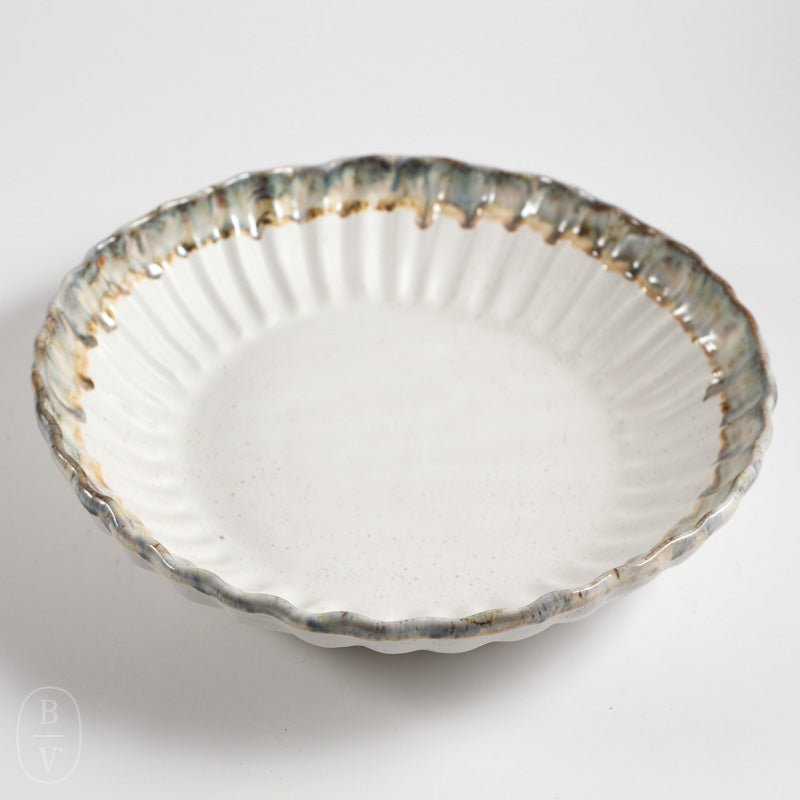 Etta B Pottery CRIMPED SERVING BOWL Magnolia