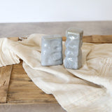 Alex Marshall Studios SQUARE RIPPLE PEPPER SHAKER Speckled Blue