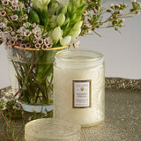 Voluspa EMBOSSED JAR CANDLE Nissho Soliel Small
