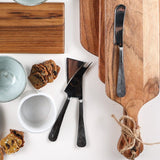 Simon Pearce WOODBURY CHEESE KNIFE SET