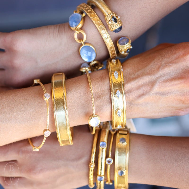 Julie Vos MONACO HINGE BANGLE BRACELET