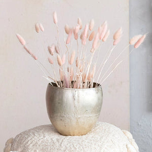 Creative Co-op DISTRESSED PEWTER PLANTER