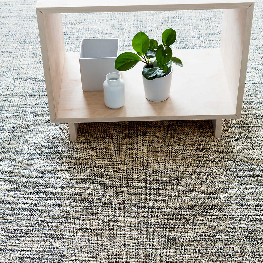 Dash and Albert MARLED WOVEN COTTON RUG Indigo