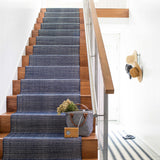 Dash and Albert HERRINGBONE WOVEN COTTON RUG Indigo