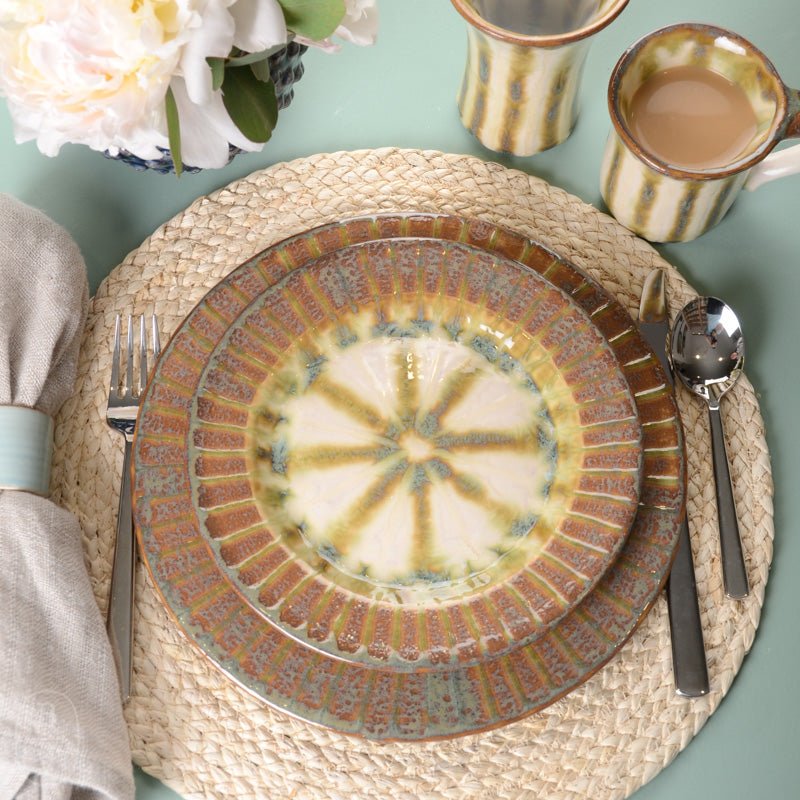 Good Earth Pottery LUNCHEON PLATE Bluebird