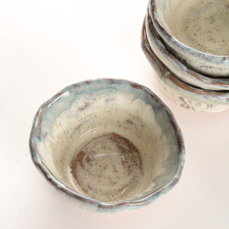 Etta B Pottery DIP BOWL Lapis