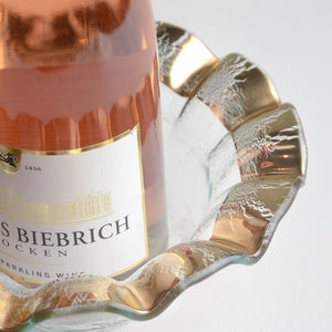 Annieglass RUFFLE WINE COASTER
