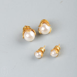 Julie Vos PENELOPE STUD EARRINGS Gold
