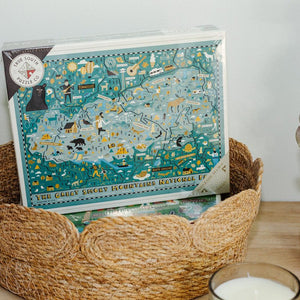True South Puzzle Company GREAT SMOKY MOUNTAINS MAP PUZZLE