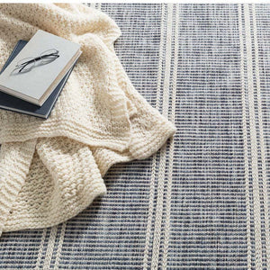 Dash and Albert MALTA WOVEN WOOL RUG Blue