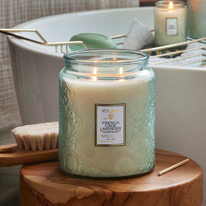 Voluspa LUXE JAR CANDLE French Cade_Lavender