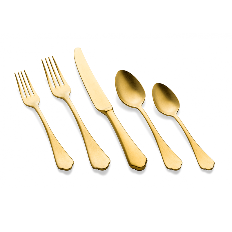 Mepra DOLCE VITA 5 PIECE PLACE SETTING Peltro Oro