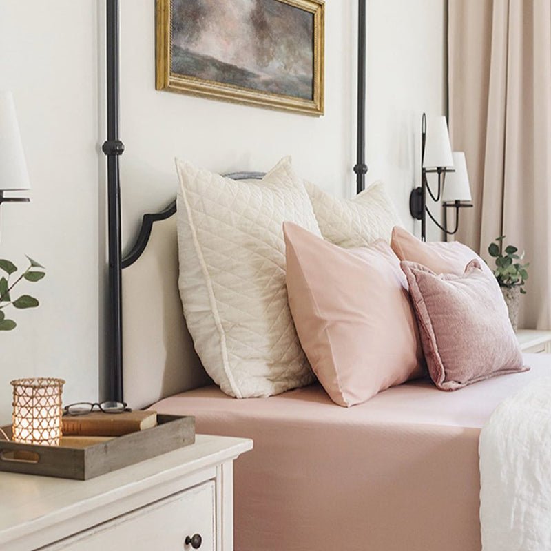 Pom Pom At Home HAMPTON FILLED BIG PILLOW Cream 28x36