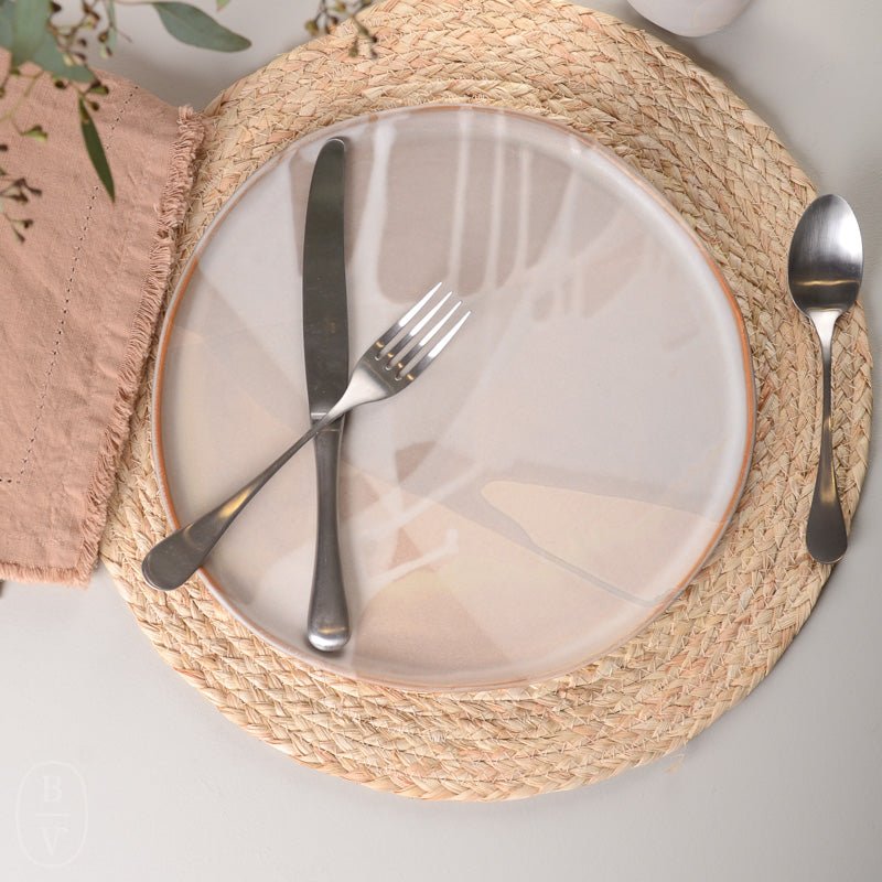 Alex Marshall Studios URBAN ROUND DINNER PLATE Stone